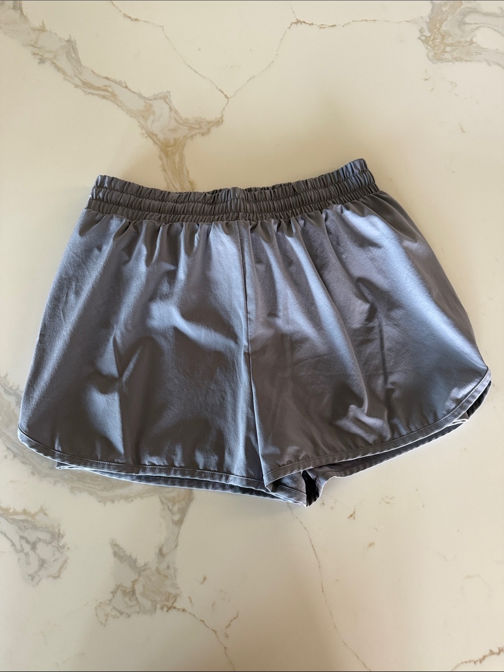 Women’s Athletic Shorts - Gray Lightweight Running Shorts